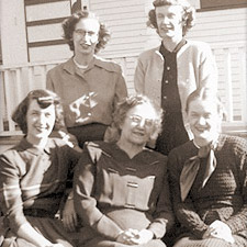 Rilla with Daughters 1950
